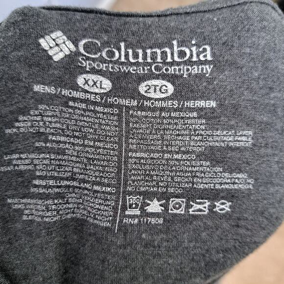 Columbia PFG Gray Fishing T-Shirt Men's Gray XXL - Picture 5 of 5
